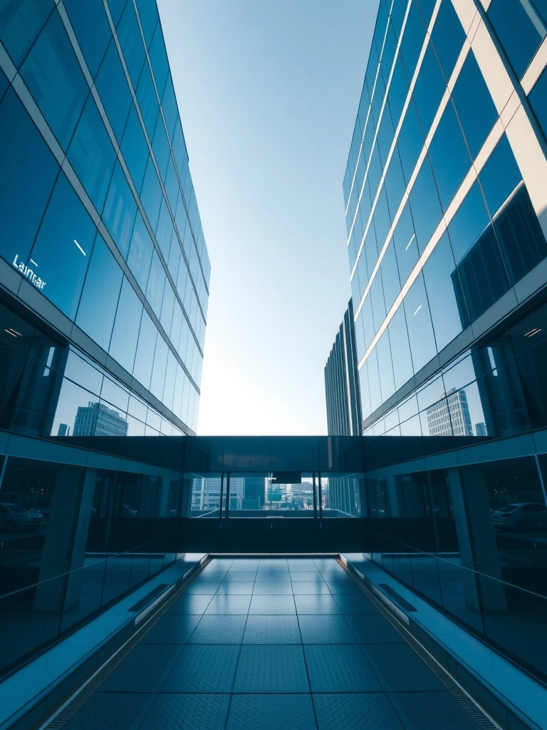 Financial district architecture representing stability